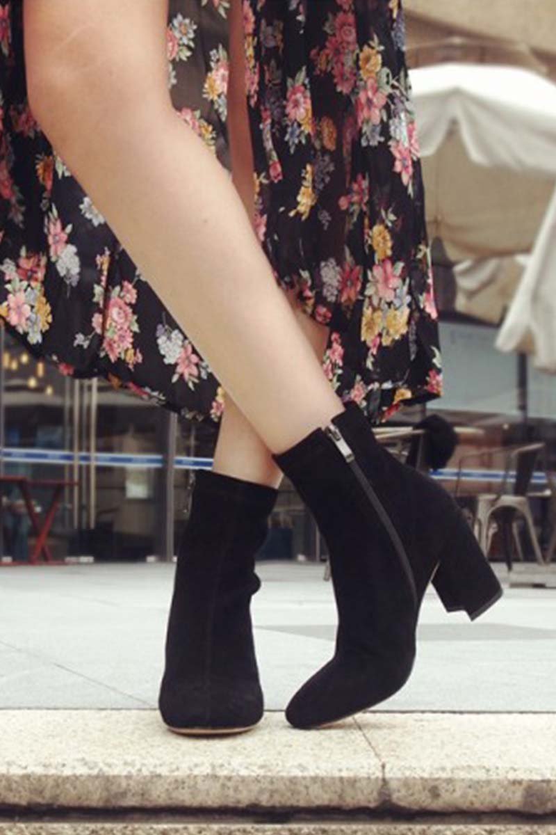Botines de Gamuza
