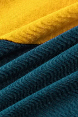 Top geométrico de bloques de colores