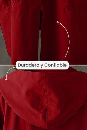 Chaqueta Cortavientos Impermeable de Talla Única