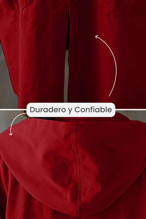 Chaqueta Cortavientos Impermeable de Talla Única