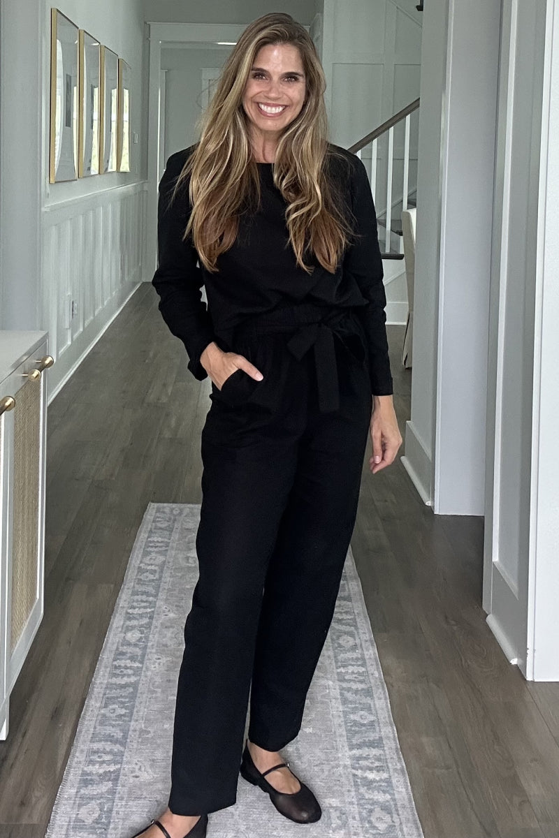 Cápsula monocromática de algodón y lino