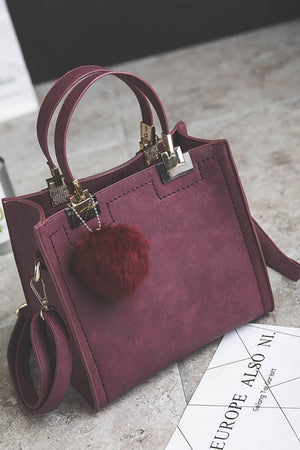 Bolsa con Asas Pom Pom