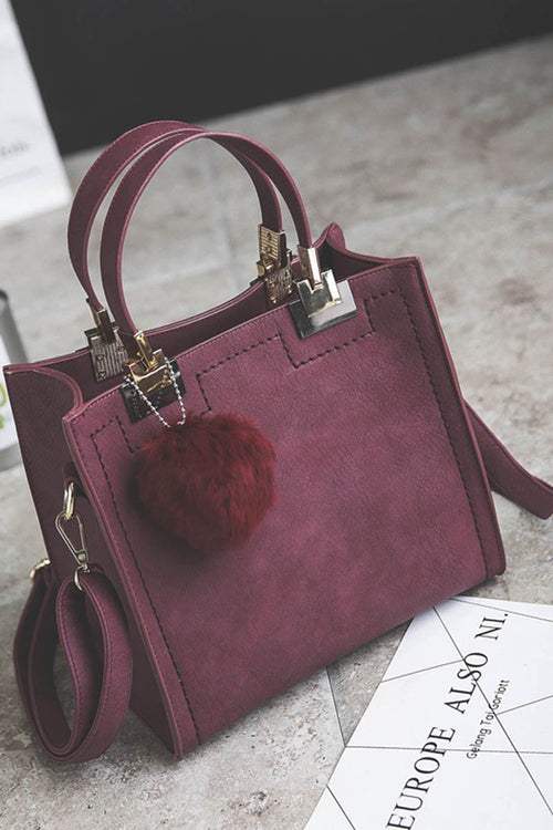 Bolsa con Asas Pom Pom
