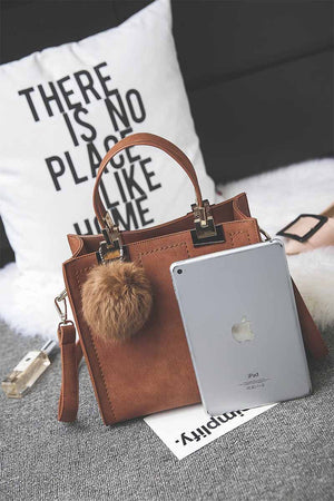 Bolsa con Asas Pom Pom