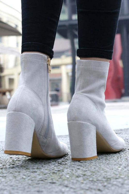 Botines de Gamuza