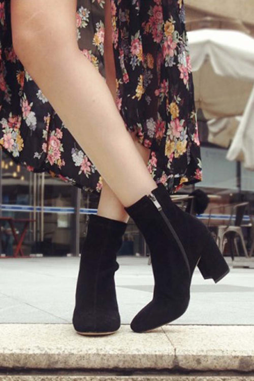 Botines de Gamuza
