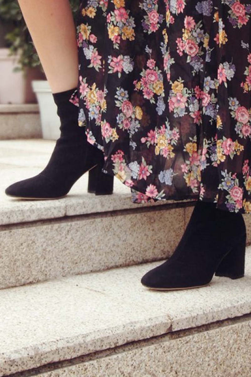 Botines de Gamuza