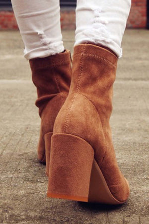 Botines de Gamuza