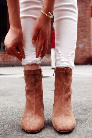 Botines de Gamuza