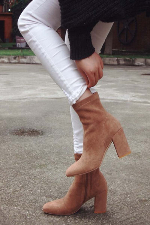 Botines de Gamuza
