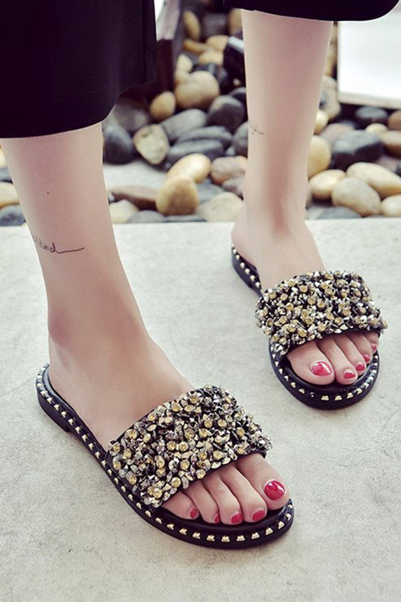 Deslizadores de diamantes de imitación