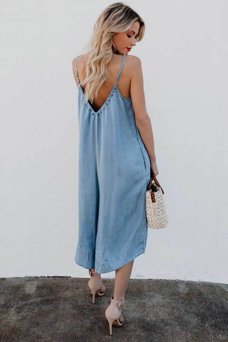 Mono suelto con cuello en V