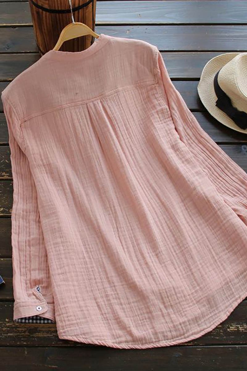 Camisa de Algodón forrada con Cuadros