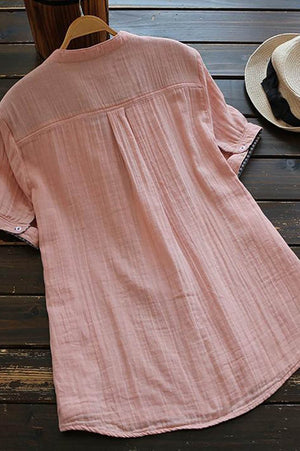 Camisa de Algodón forrada con Cuadros