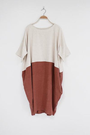 Vestido Doble Color
