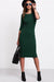 Vestido Casual a Media Pierna con Cuello Redondo